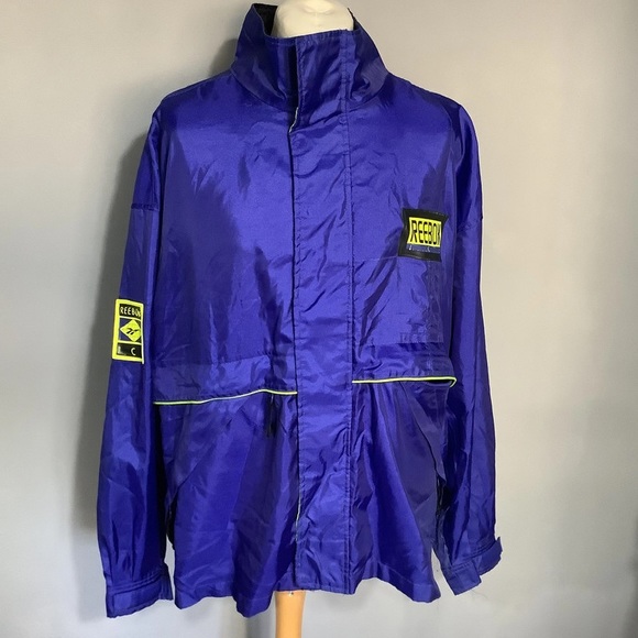 Reebok Other - Vintage Reebok Ice Jacket - Size XL - Blue & Yellow - P2P 27”